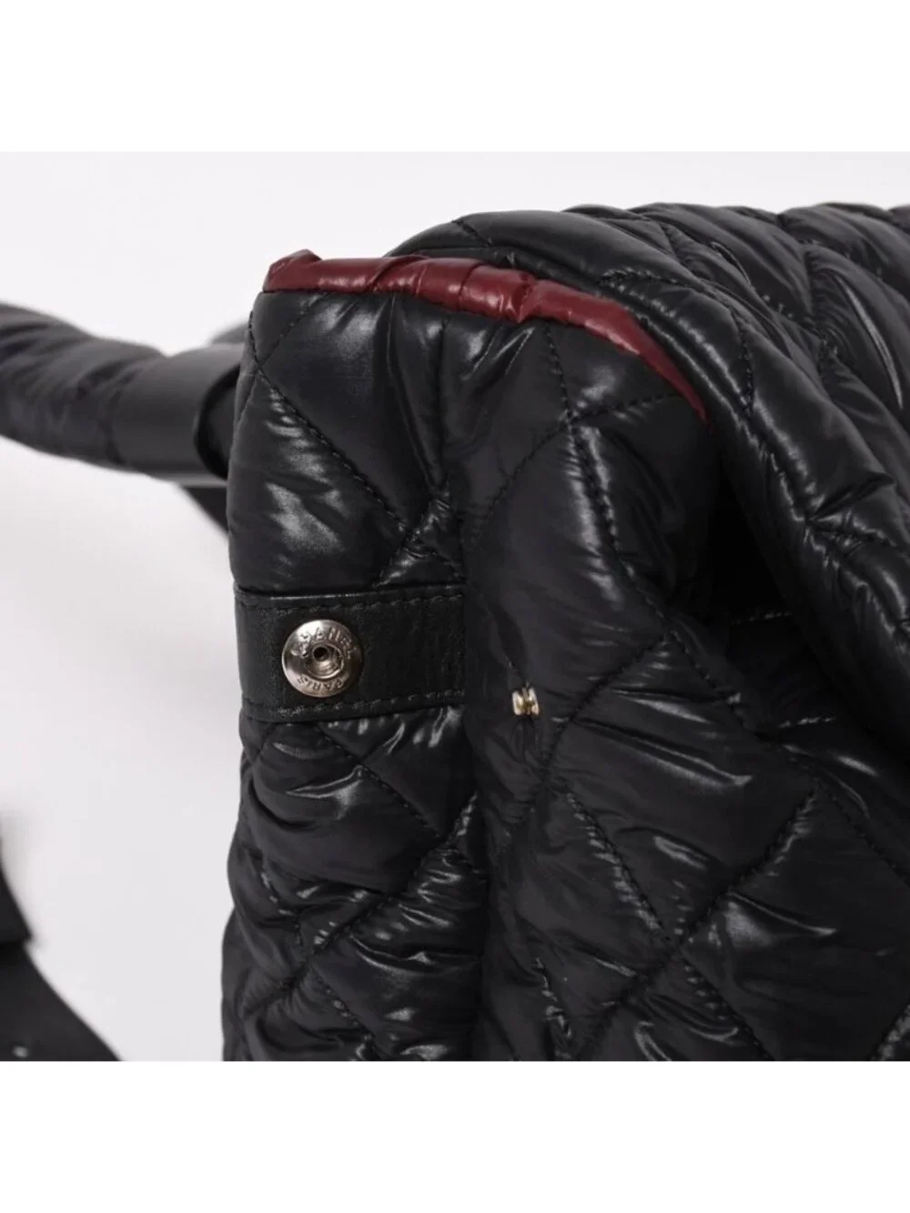 Chanel Coco Cocoon Backpack Leather Black Silver